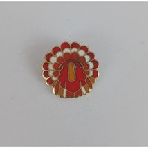 Vintage Fall Thanksgiving Day Turkey Lapel Hat Pin - £6.46 GBP