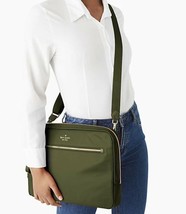 Kate Spade 15&quot; Laptop Sleeve Messenger Bag Chelsea Enchanted Green New $259 - £125.80 GBP
