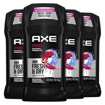 AXE Antiperspirant Deodorant for Men Essence 4 Count 48H Sweat &amp; Odor Pr... - £31.16 GBP