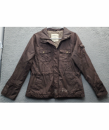 Horseware Field Waterproof Jacket Womens Size XS Brown Quilted Lined Sna... - $64.10 CAD