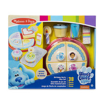 Melissa and Doug Blue&#39;s Clues &amp; You Birthday Party Play Set (38 Pieces) - £19.53 GBP