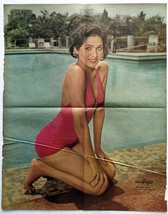 Bollywood Model Sexy Bikini Binny Rai Original Old Pin Up Poster Page 56... - $14.99