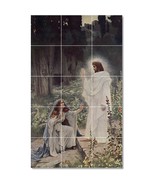 Herbert Gustave Schmalz Religious Painting Ceramic Tile Mural BTZ23124 - $205.15 CAD+