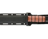Kabar 5054 Short Black Tanto 5in Blade 1095 CroVan Steel with Sheath - $66.49