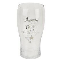 Personalised Juliana Happy 18th Birthday Pint Glass in Gift Box G31918 - Add You - £16.61 GBP