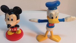 2 kellogs Disney Characters : Mickey Mouse &amp; Donald Duck / 2 personages ... - £15.31 GBP