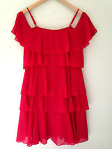 NWT Nanette Lepore Red Riding Hood Rich Romantics Flapper Tiered Dress 2 $149 - £95.93 GBP