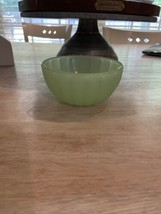 Hearth &amp; Hand Magnolia Green Milk Glass Jadeite Dessert Bowl Dish - £26.36 GBP