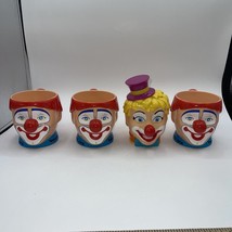 Ringling Bros Barnum Bailey Circus Clown Mugs lot of 4 Vintage - £19.98 GBP