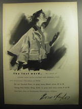 1951 Lord &amp; Taylor Jacket Ad - The last word - £14.78 GBP