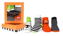 Trumpette Baby Boys Sock Set-4 Pairs, Lincoln&#39;s-Assorted Brights, 0-12 Months - £7.06 GBP