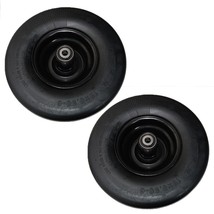 (2) 13X6.5-6 No Flat Solid Rubber Wheels For Wright 72460033 - £183.84 GBP