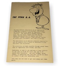 The Penn Athletic Association Vintage Calendar Of Events “A Fun Group” - $174.87 MXN