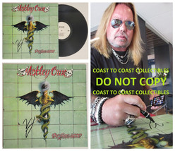 Vince Neil signed Motley Crue Dr Feelgood album vinyl record COA exact proof - £388.35 GBP