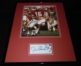 Jim Plunkett Signed Framed 16x20 Photo Display Stanford Raiders B - £77.86 GBP