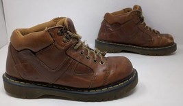 Dr Doc Martens Brown Leather Chunky Ankle Hiking Boots Mens Size 11 M Y2... - $69.29