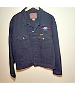 Marine Machine Embroidered  Custom Denim Jacket Size Medium - $307.73 CAD