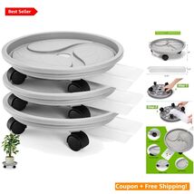 Effortless Plant Care: 12 Inch Heavy Duty Rolling Dolly with Drainage, 3... - $63.31