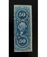 1862 50c U.S. Internal Revenue 1st Issue, Washington R54b, Conveyance, C... - $56.92 MXN