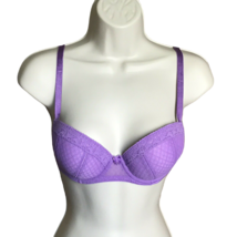 32B St. Bernard Cute Bra ~ Purple ~ Adjustable Straps ~ Underwired ~Back... - £12.93 GBP