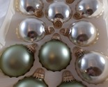 12 Classic Krebs Mercury Glass Christmas Ornaments with Trademark Crown ... - $39.59