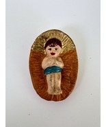 Vintage Baby Jesus Nativity Scene Figurine From Loire Valley, France  - $27.49 CAD