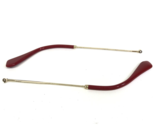 Miu VMU 51P UST-1O1 Red Gold Eyeglasses Sunglasses ARMS ONLY FOR PARTS - $46.25