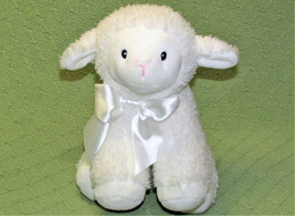 Gund Musical Plush Lamb Edgehill Collection Moves Plays Lullaby Key Wind 10&quot; Toy - $22.49