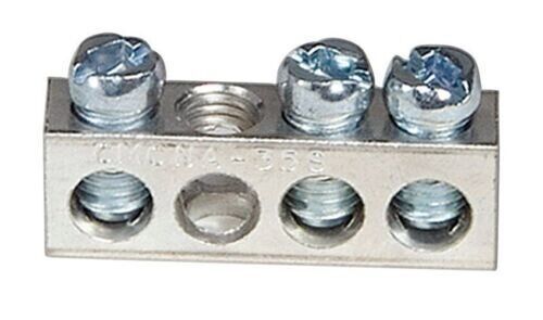 HOMELINESQUARE D PK3GTA1CP STAINLESS STEEL 60A 3-POLE SQUARE GROUND BAR ... - $9.89