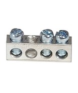 HOMELINESQUARE D PK3GTA1CP STAINLESS STEEL 60A 3-POLE SQUARE GROUND BAR ... - $9.89