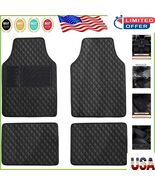 Versatile All-Weather Faux Leather Floor Mats - 4 Mats for Cars &amp; Trucks... - $1,070.68 MXN