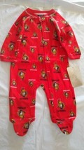 NHL Unisex Baby Ottawa Senators Red Zip-up One Piece Pajama Size 3-6M - £12.69 GBP