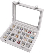 Cbcyber Jewelry Box, 24 Grid Velvet Jewelry Tray For Drawers, Glass Clea... - €26,01 EUR