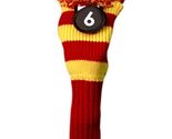 NEW RED YELLOW KNIT hybrid headcover # 6 Rescue UTILITY golf club Head c... - €12,49 EUR