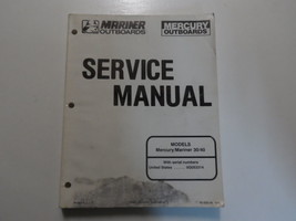 Mercury Mariner Outboards 30 40 Service Manual WATER DAMAGE 90-826148 695 OEM 95 - £15.73 GBP