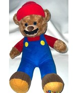 Retired Build-A-Bear Workshop Nintendo Super Mario Stuffed Plush Bear 2017 - $317.45 MXN