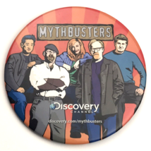 Mythbusters Pin Button Discovery Channel TV Show Promo Pinback - £7.86 GBP