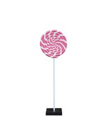 Pink Swirl Lollipop Over Sized Statue - $466.83