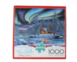 Buffalo puzzle Kim Norlien Winter Scene 1000 Piece - £11.49 GBP