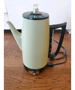 Vintage GE 9 Cup Percolator Avocado Green Immersible - $39.99