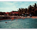 Poolside Kona Inn Kailua Hawaii HI Chrome Postcard M18 - £2.10 GBP