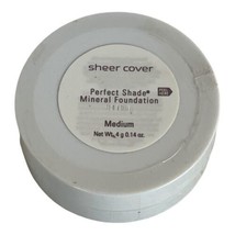 Sheer Cover Mineral Foundation Medium Perfect Shade 4g Full Size Sealed - $32.30