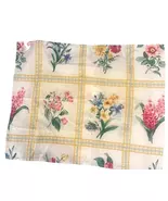 Springs Summer Day Floral Plaid Yellow 2pc Standard Shams - $22.00