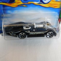 2001 Hot Wheels #075 Logo Motive Series Turbolence Black Die Cast Toy Car NIB - £2.35 GBP