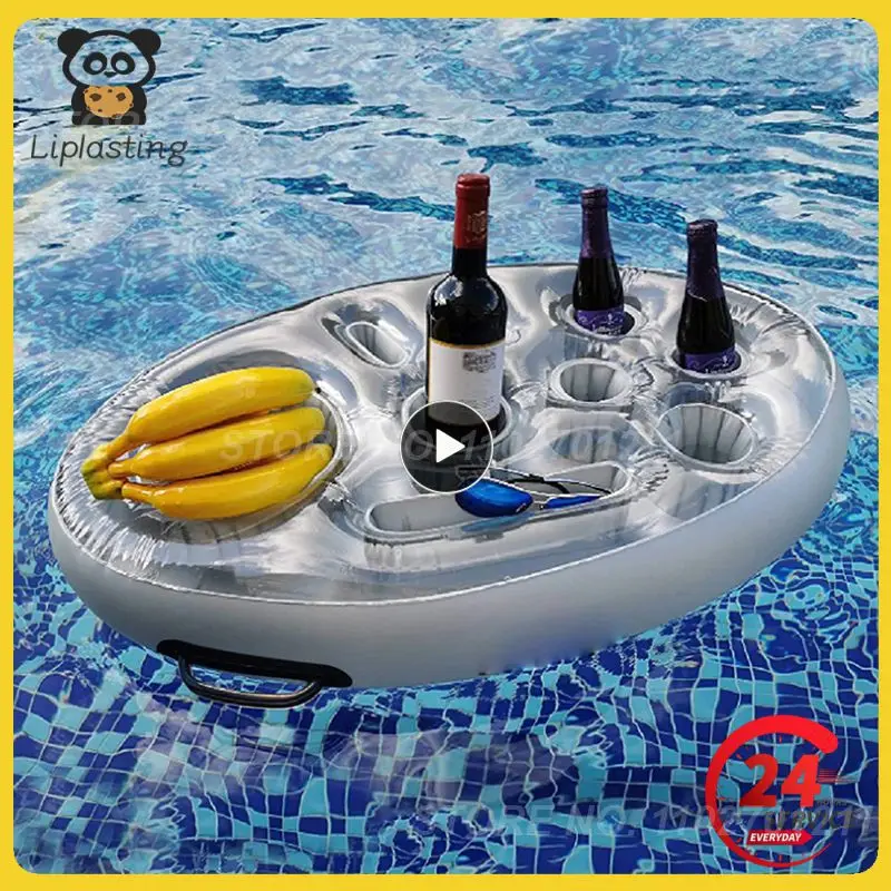 1~5PCS Inflatable Pool Float Beer Drinking Cooler Table Bar Tray Beach Swimming - £15.72 GBP+