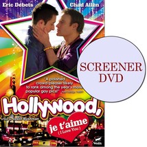 Hollywood Je T&#39;aime Screener Dvd No Case - Chad Allen- Gay Rom Com - £3.12 GBP