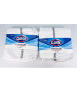 Clorox Scrubber Dish Cloth Antimicrobial 2 Pack 12&quot;x 12&quot; Lot Of 2 Bleach... - £11.38 GBP
