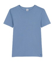 Petit Bateau Women&#39;s Iconic Cotton Round Neck T-Shirt Blue Color Sizes XXS-XL (A - £43.25 GBP