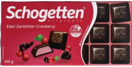 Schogetten Edel-Zartbitter-Cranberry 100g - $3.38