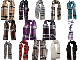 10 Pcs Variety Color 100% Cashmere Womens Mens Winter Wool Wrap Scarf Sc... - £95.90 GBP